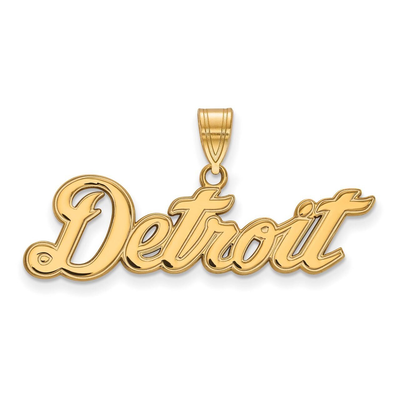 Detroit Tigers Large Pendant Gold-plated Silver GP060TIG