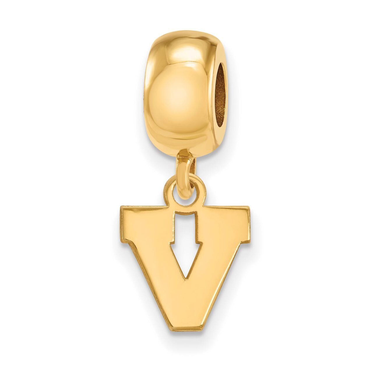 University of Virginia Bead Charm x-Small Dangle Gold-plated Silver GP060UVA, MPN: GP060UVA, 886774…