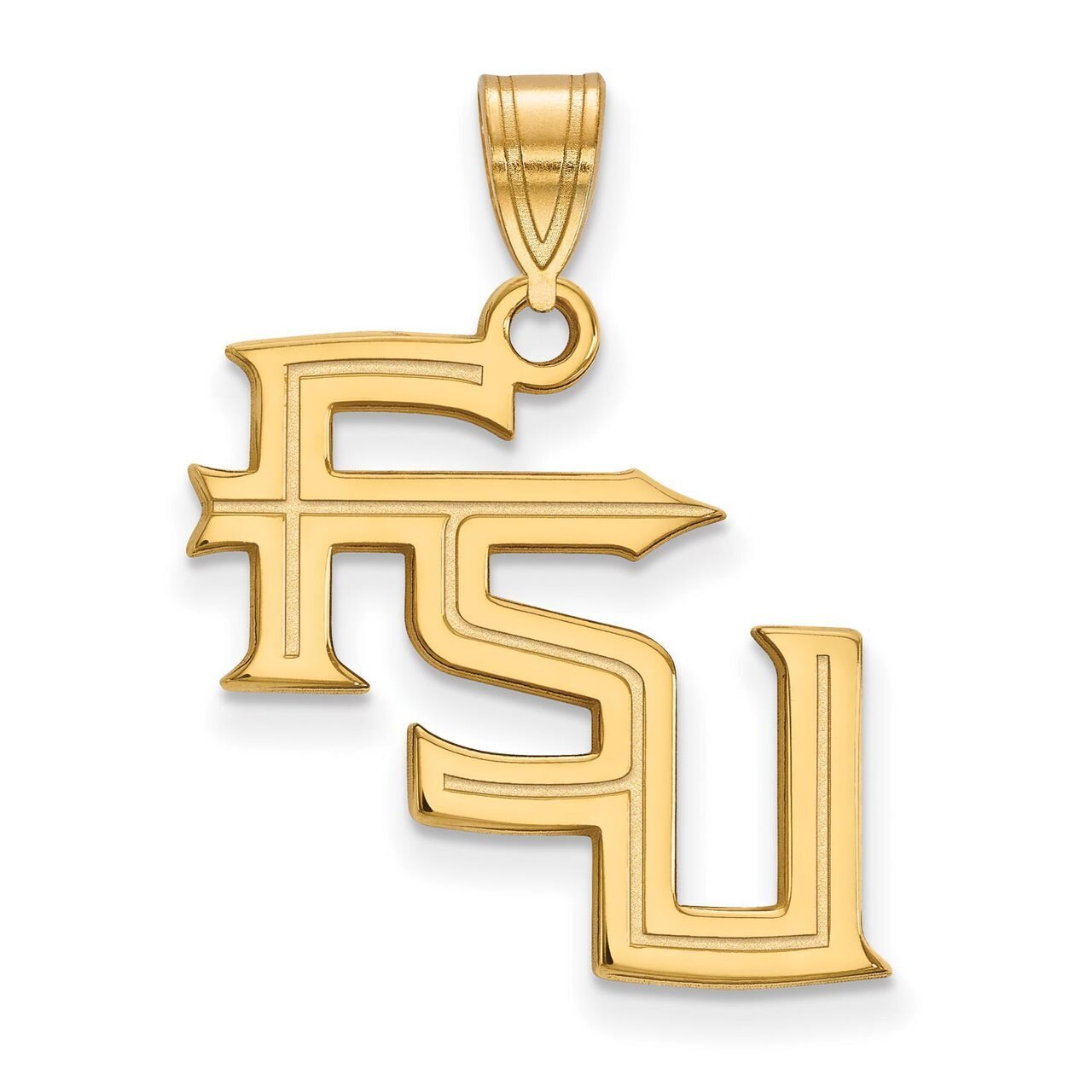 Florida State University Large Pendant Gold-plated Silver GP061FSU