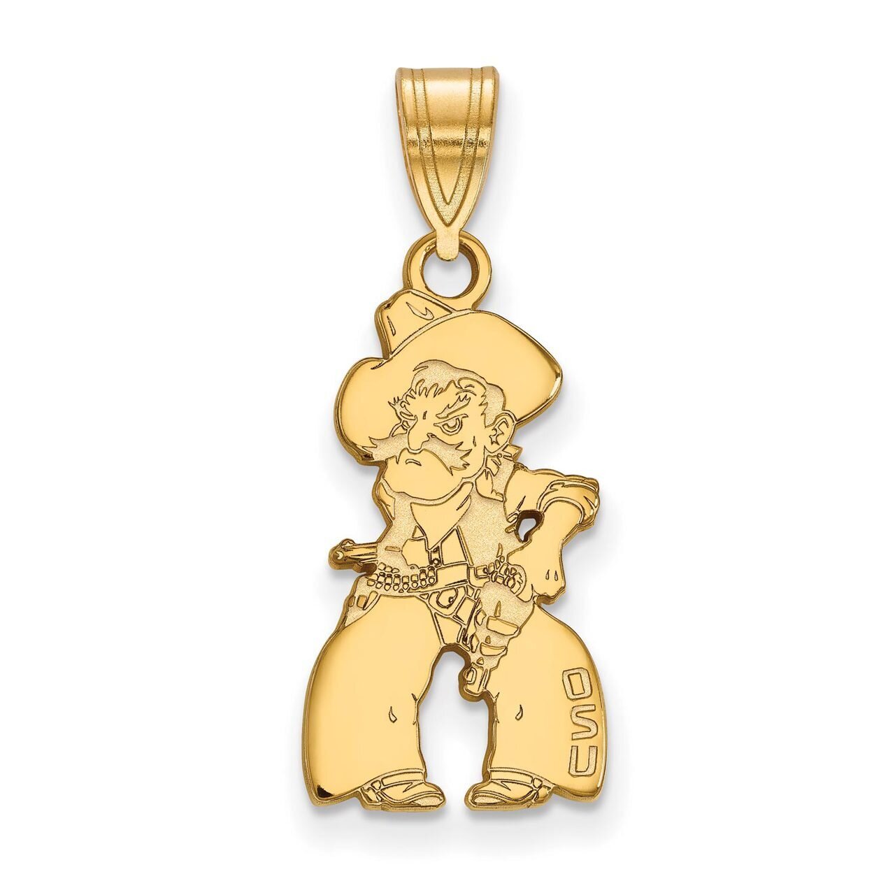 Oklahoma State University Large Pendant Gold-plated Silver GP061OKS, MPN: GP061OKS, 886774951072