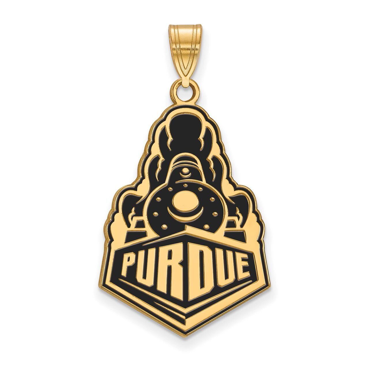 Purdue x-Large Enamel Pendant Gold-plated Silver GP061PU, MPN: GP061PU, 886774951089