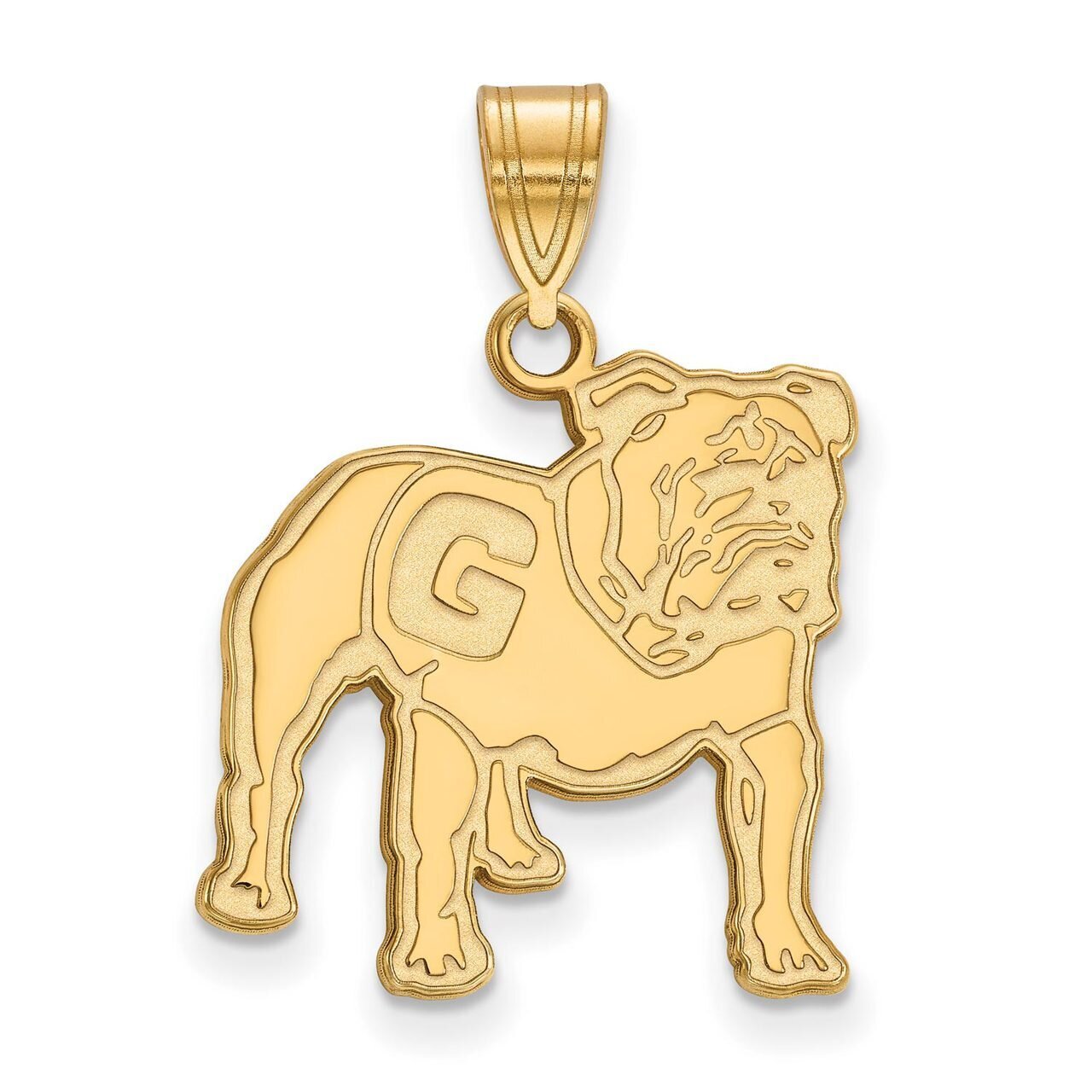 University of Georgia Large Pendant Gold-plated Silver GP061UGA