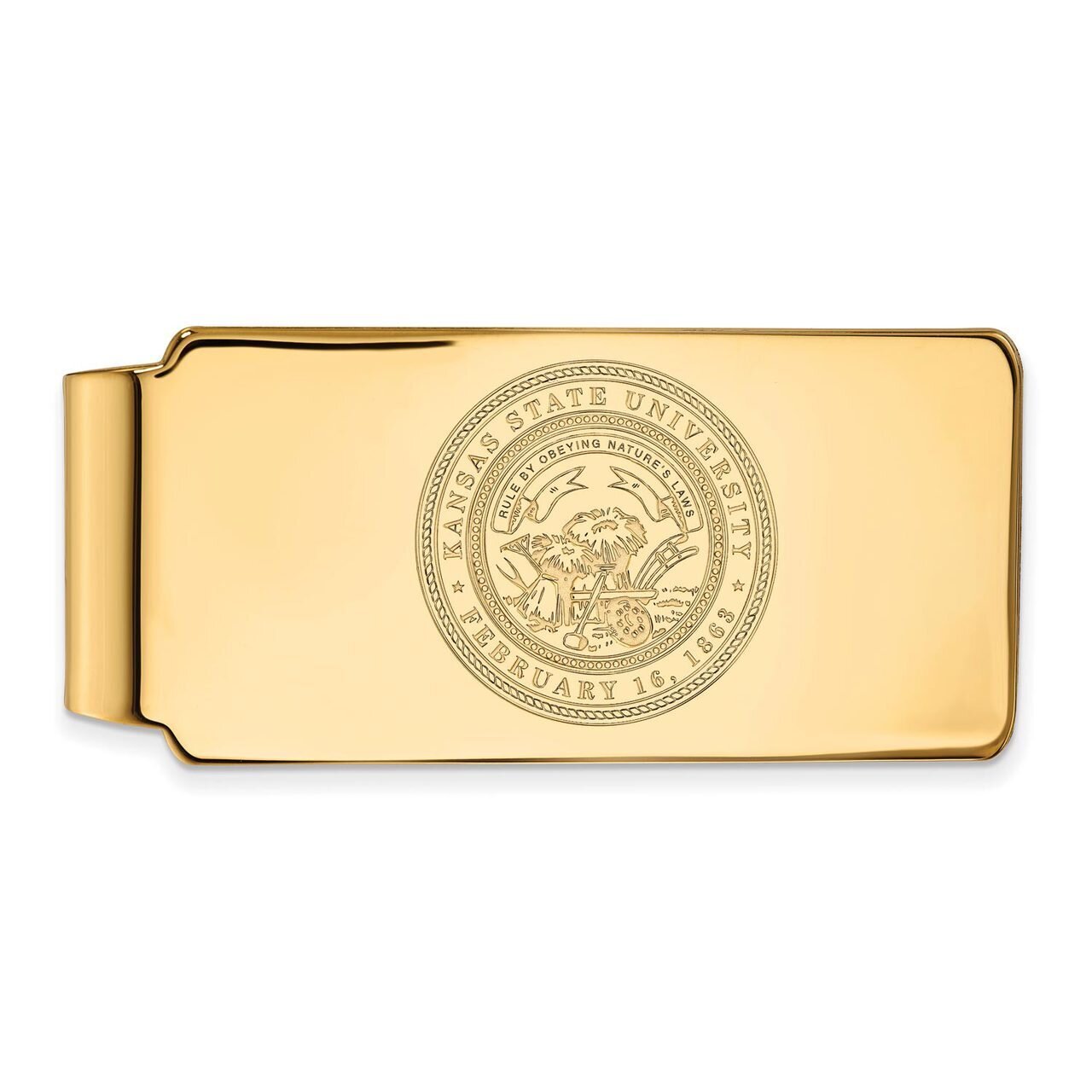 Kansas State University Money Clip Crest Gold-plated Silver GP064KSU, MPN: GP064KSU, 886774951928