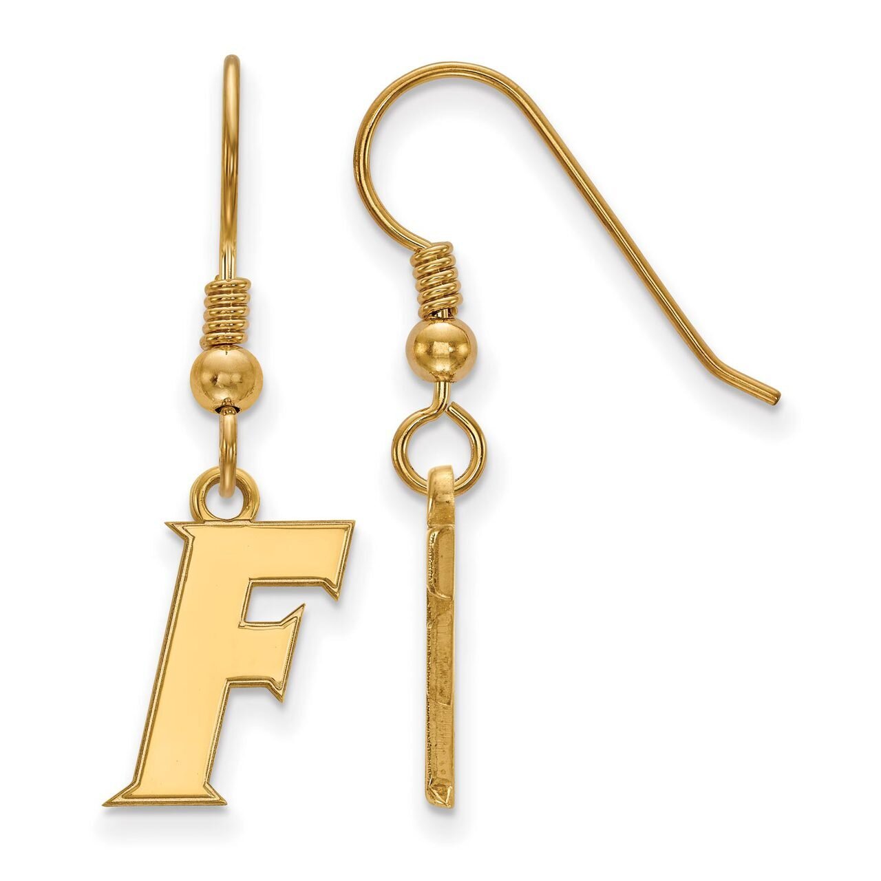 University of Florida Small Dangle Earring Wire Gold-plated Silver GP064UFL, MPN: GP064UFL, 8867749…