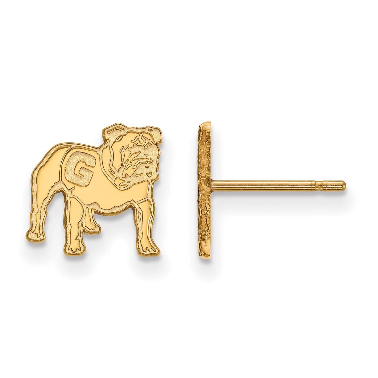 University of Georgia x-Small Post Earring Gold-plated Silver GP064UGA, MPN: GP064UGA, 886774952031