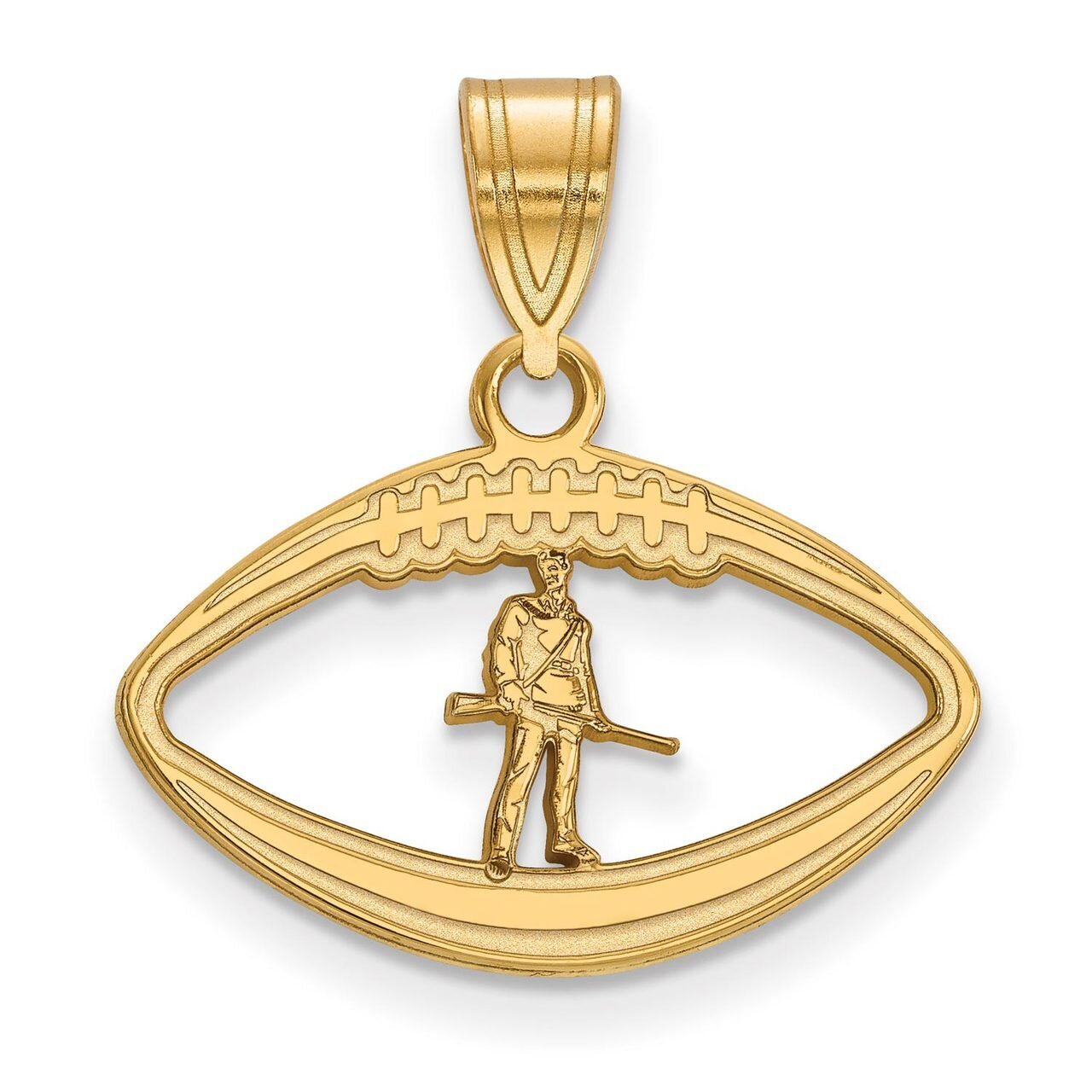 West Virginia University in Football Pendant Gold-plated Silver GP065WVU, MPN: GP065WVU, 8867749524…