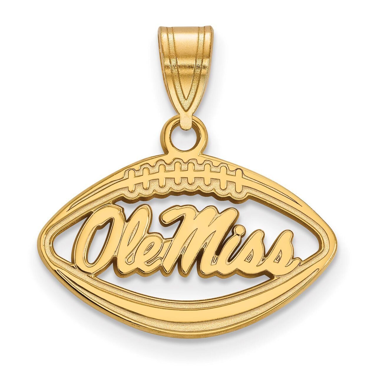 University of Missisippi Pendant in Football Gold-plated Silver GP067UMS, MPN: GP067UMS, 8867749529…