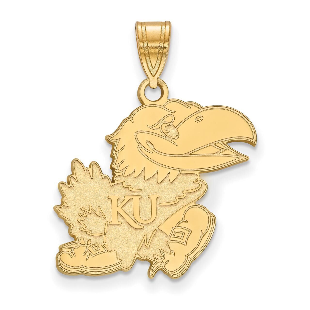 University of Kansas Large Pendant Gold-plated Silver GP068UKS, MPN: GP068UKS, 886774953199