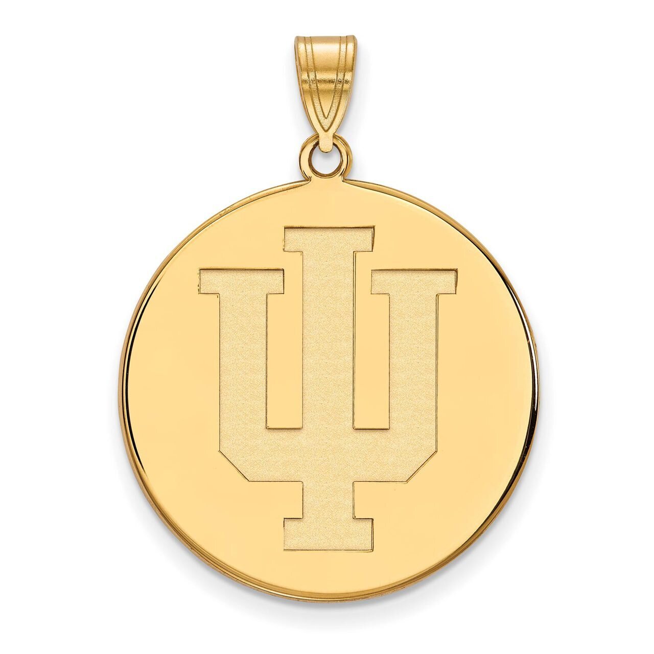 Indiana University x-Large Disc Pendant Gold-plated Silver GP070IU, MPN: GP070IU, 886774953564