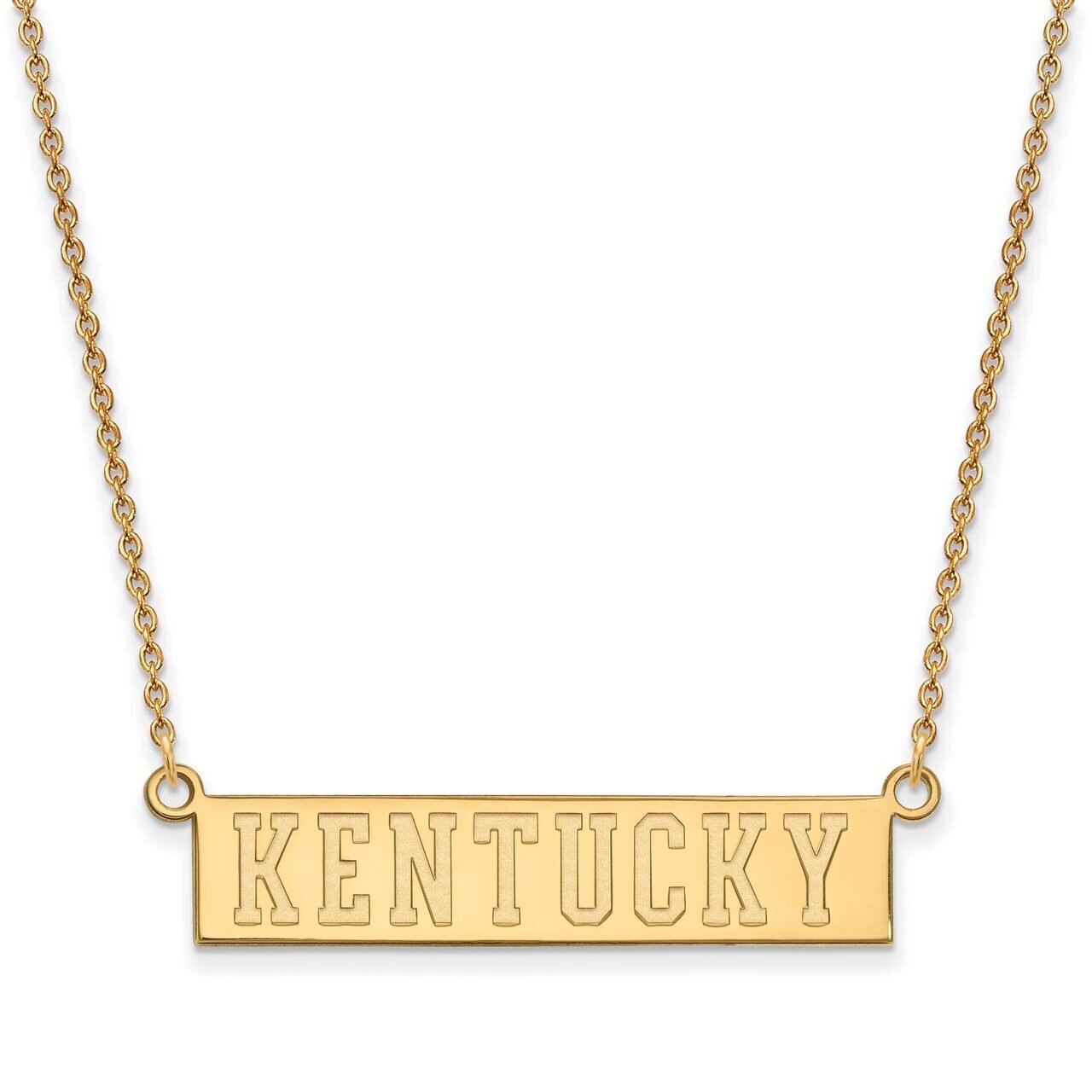 University of Kentucky Small Pendant with Chain Necklace Gold-plated Silver GP072UK-18, MPN: GP072U…