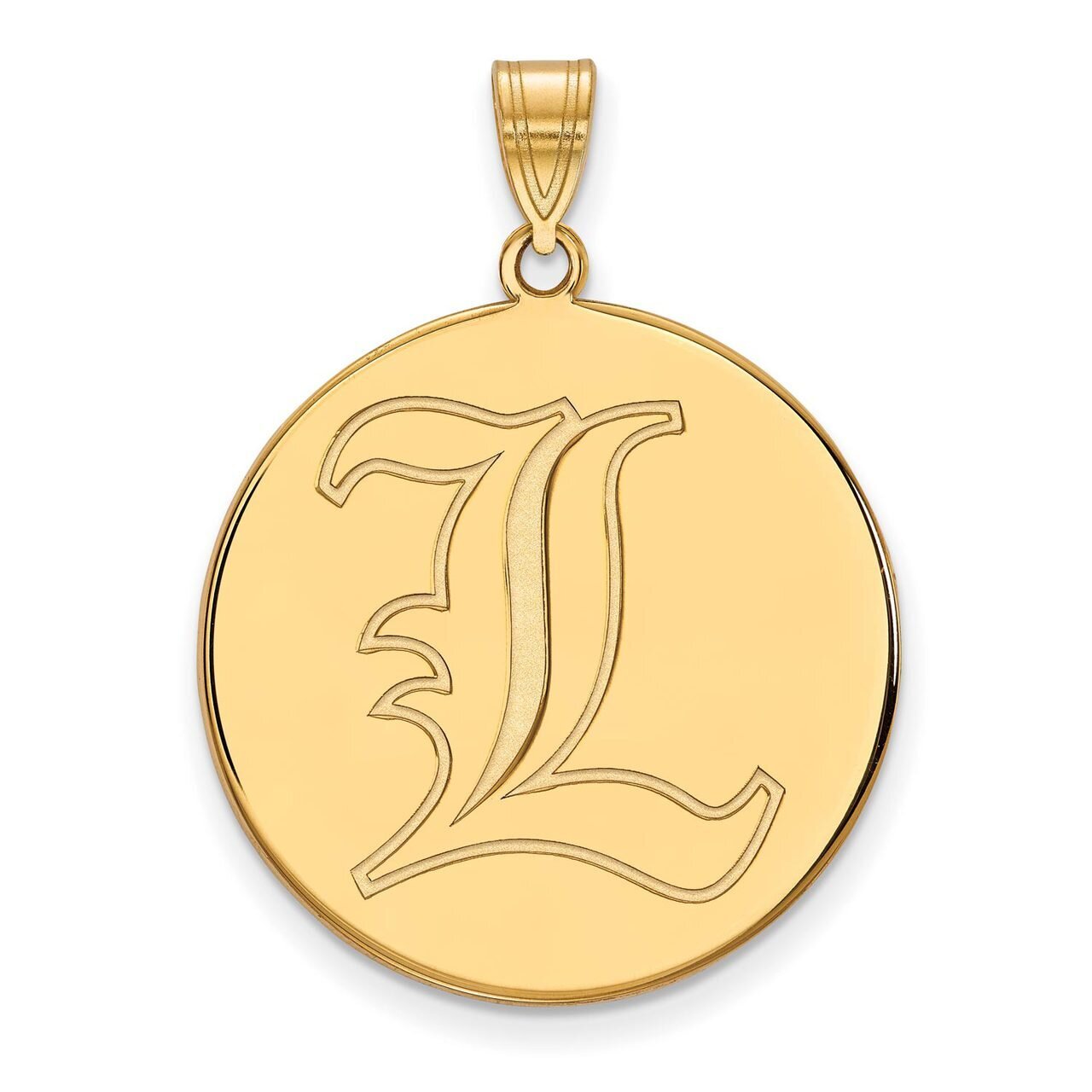 University of Louisville x-Large Disc Pendant Gold-plated Silver GP072UL, MPN: GP072UL, 886774954202
