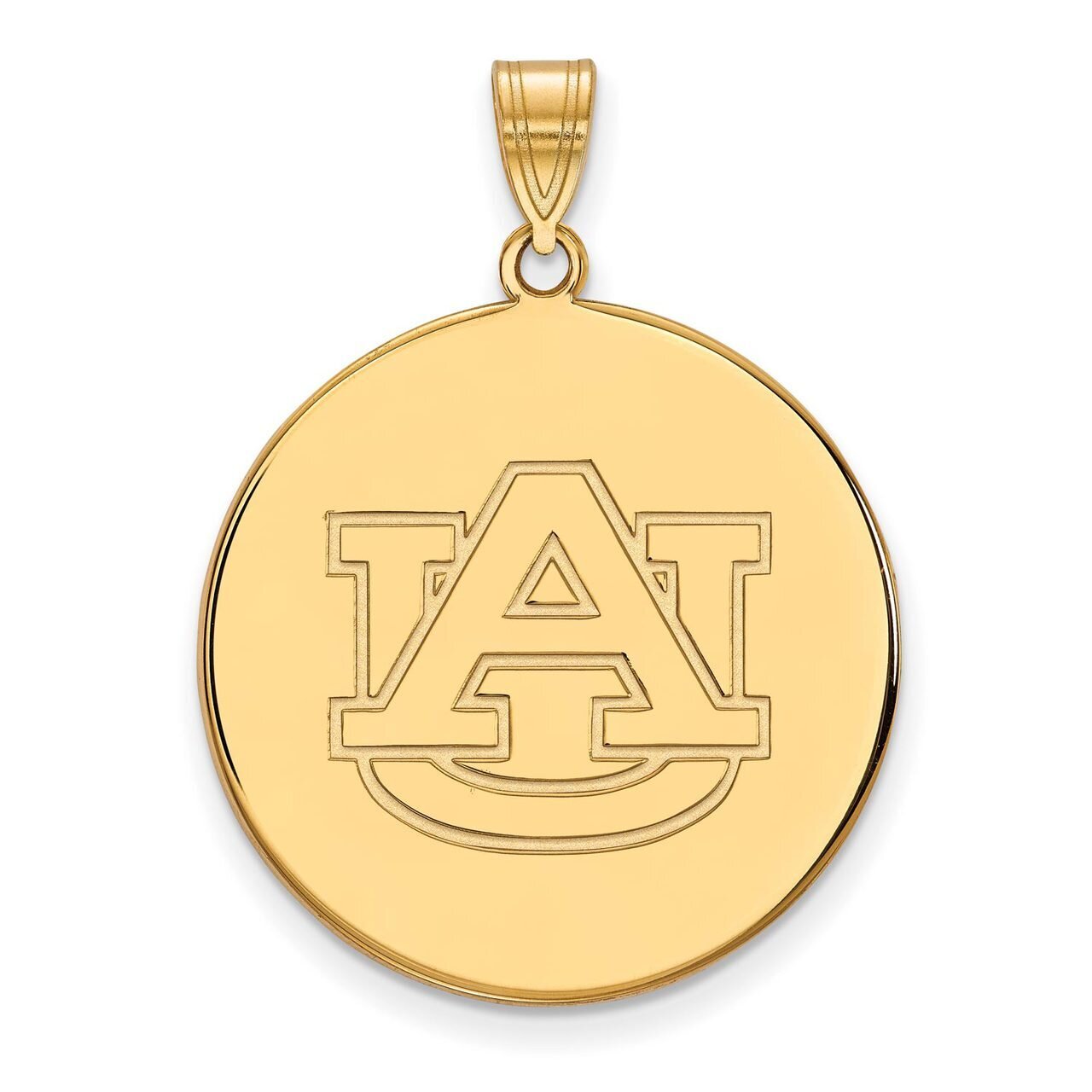 Auburn University x-Large Disc Pendant Gold-plated Silver GP080AU, MPN: GP080AU, 886774955582