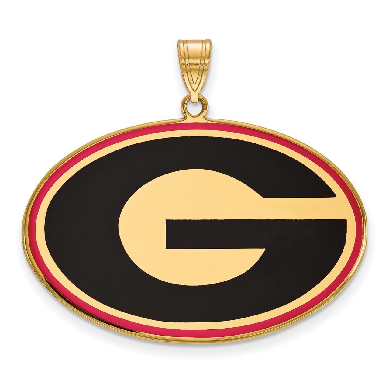 University of Georgia x-Large Enamel Pendant Gold-plated Silver GP082UGA, MPN: GP082UGA, 8867749559…