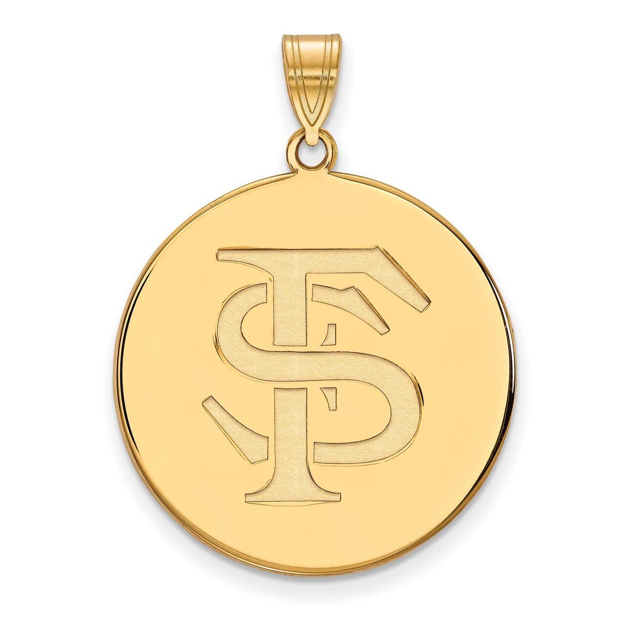 Florida State University x-Large Disc Pendant Gold-plated Silver GP083FSU, MPN: GP083FSU, 886774955…