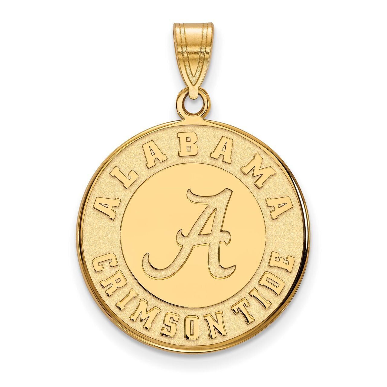 University of Alabama Large Disc Pendant Gold-plated Silver GP087UAL, MPN: GP087UAL, 886774956312
