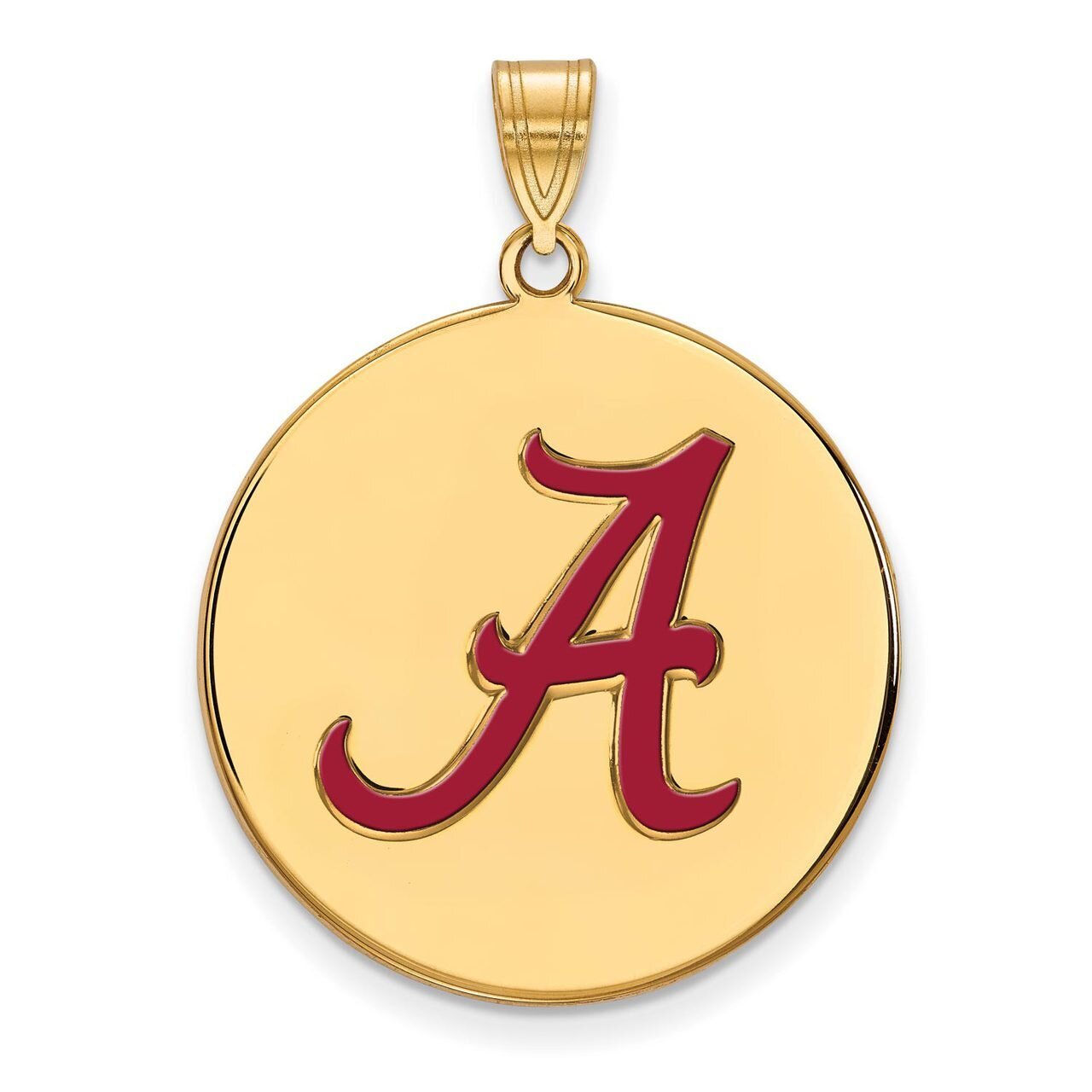 University of Alabama x-Large Enamel Disc Pendant Gold-plated Silver GP091UAL, MPN: GP091UAL, 88677…