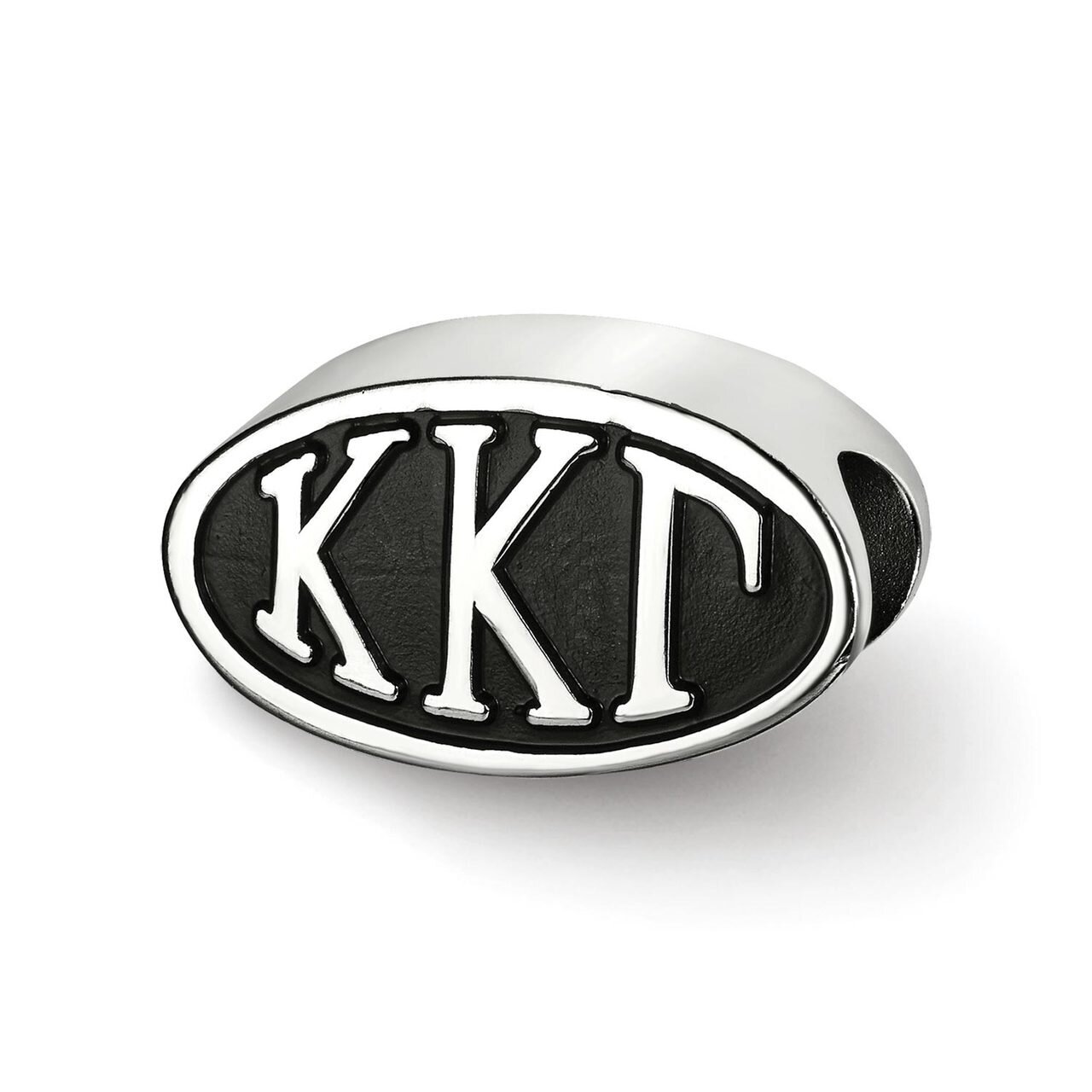 12.25Mm Kappa Kappa Gamma Oval Letters Bead Sterling Silver KKG002BD-SS, MPN: KKG002BD-SS, 63440197…