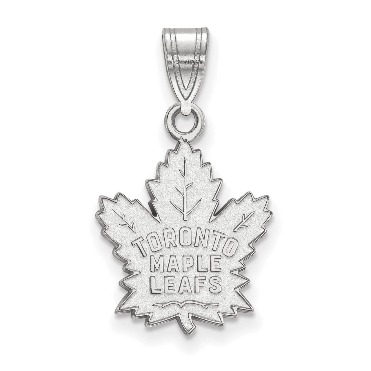 Toronto Maple Leafs Medium Pendant Sterling Silver SS003MLE, MPN: SS003MLE, 886774745138