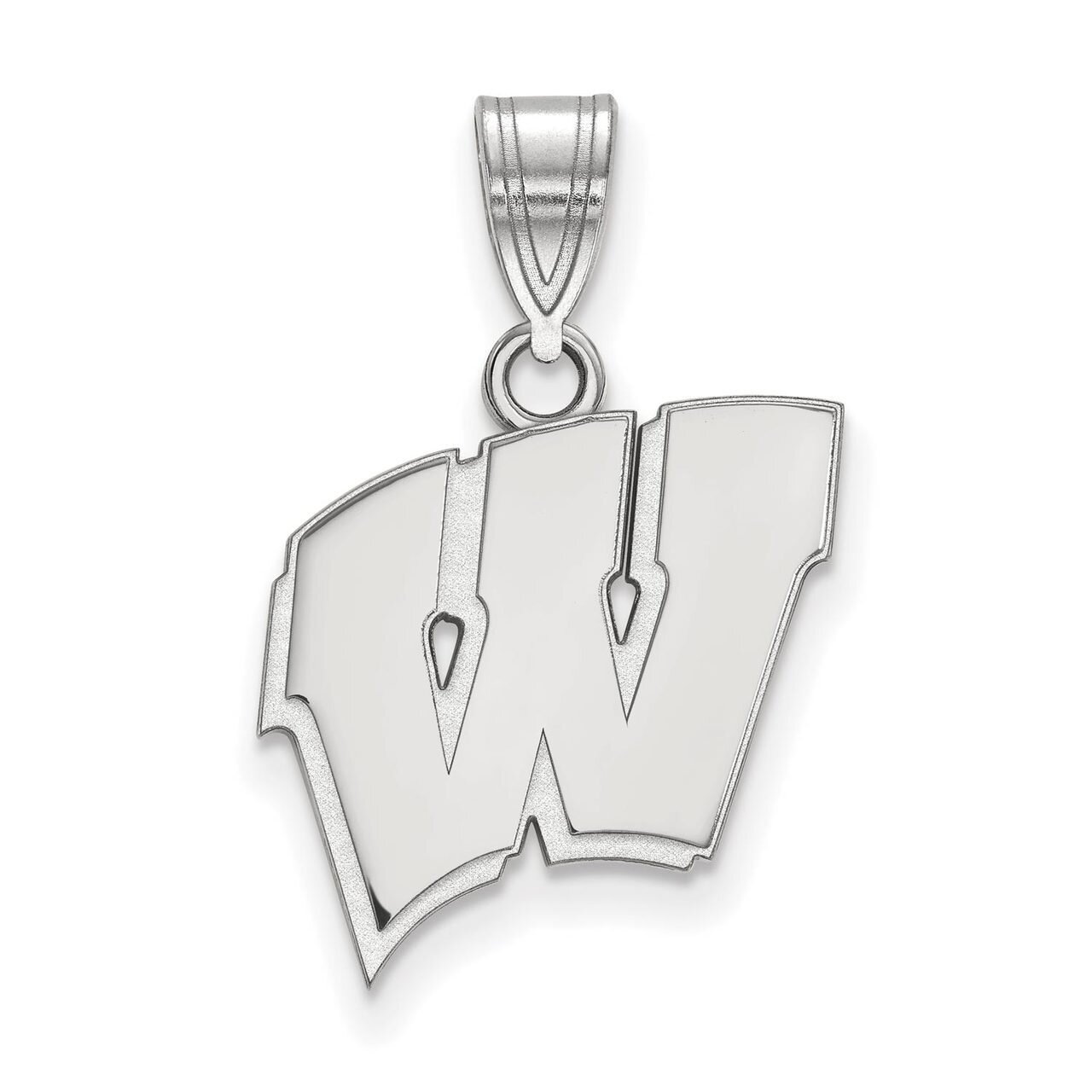 University of Wisconsin Medium Pendant Sterling Silver SS003UWI
