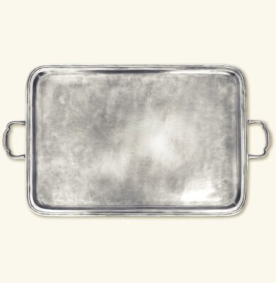 Match Pewter Lago Rectangle Tray With Handles X-Large, MPN: A517.0,