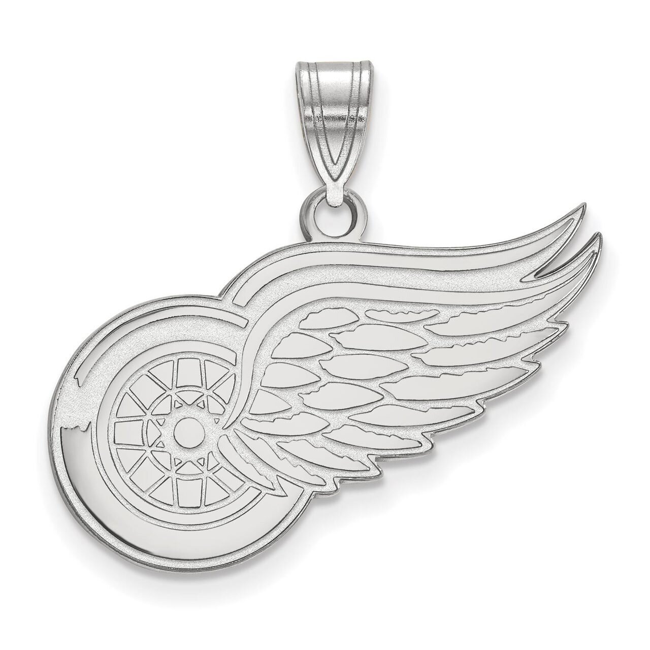 Detroit Red Wings Large Pendant Sterling Silver SS004RWI