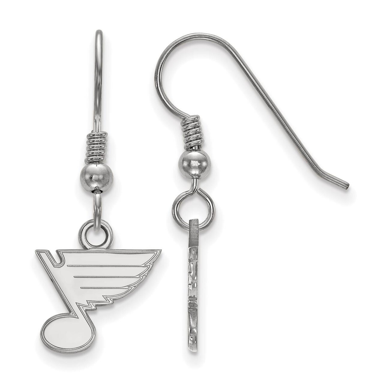 Saint Louis Blues x-Small Dangle Earring Wire Sterling Silver SS005BLE, MPN: SS005BLE, 886774957296