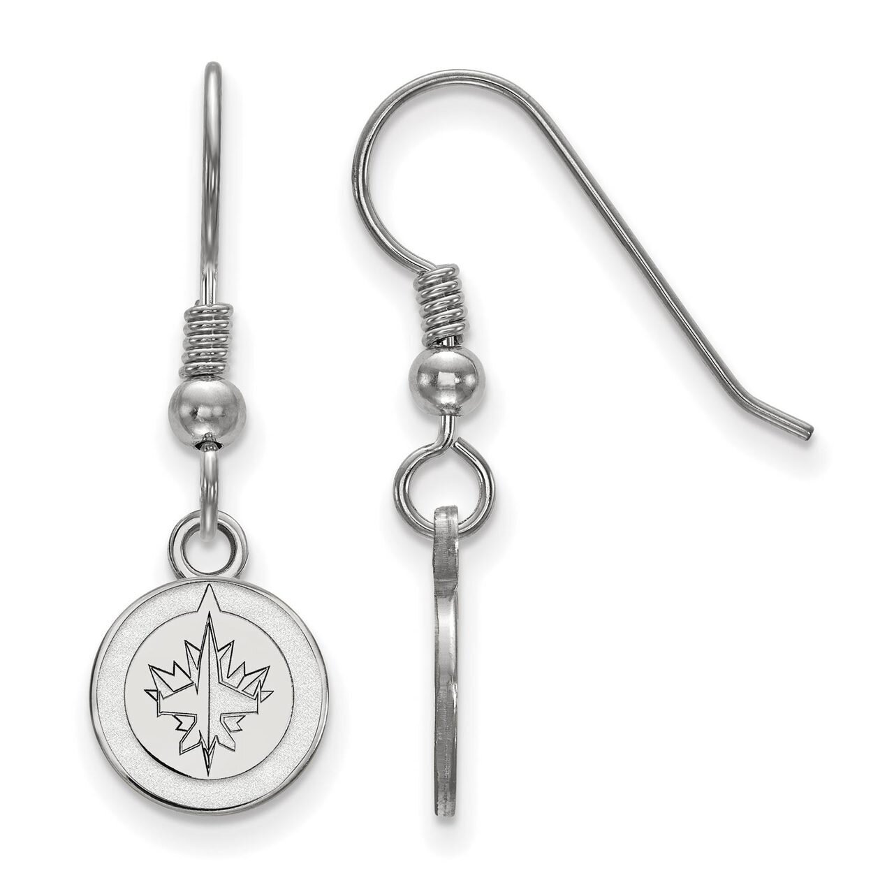 Winnipeg Jets x-Small Dangle Earring Wire Sterling Silver SS005JTS, MPN: SS005JTS, 886774957340