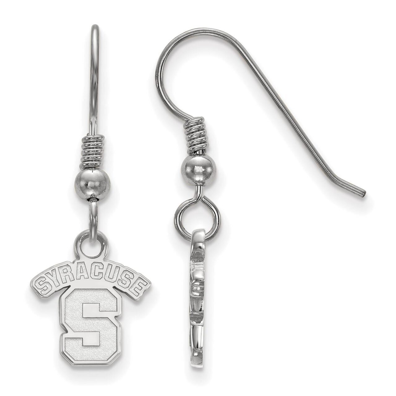 Syracuse University x-Small Dangle Earring Wire Sterling Silver SS005SYU