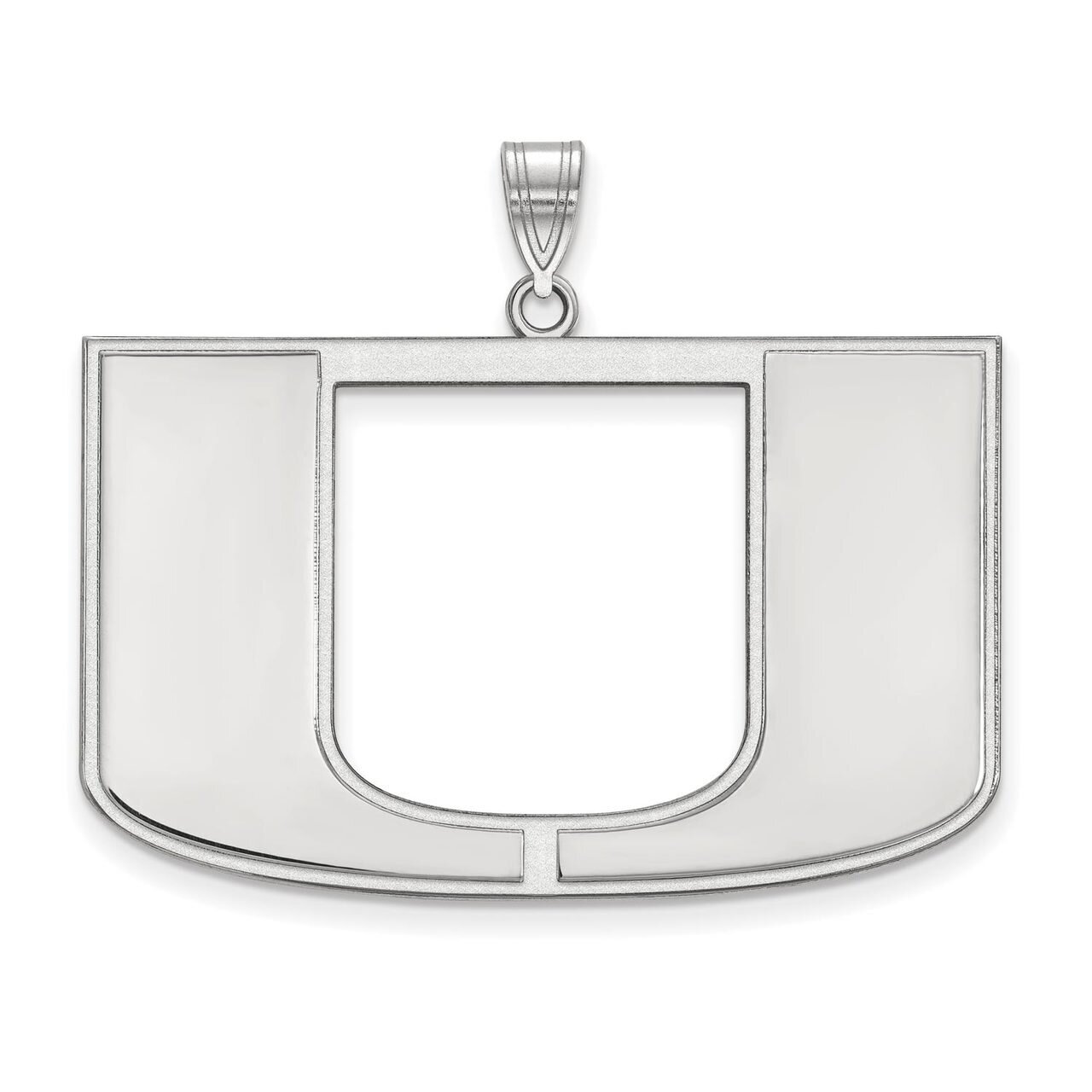 University of Miami x-Large Pendant Sterling Silver SS005UMF