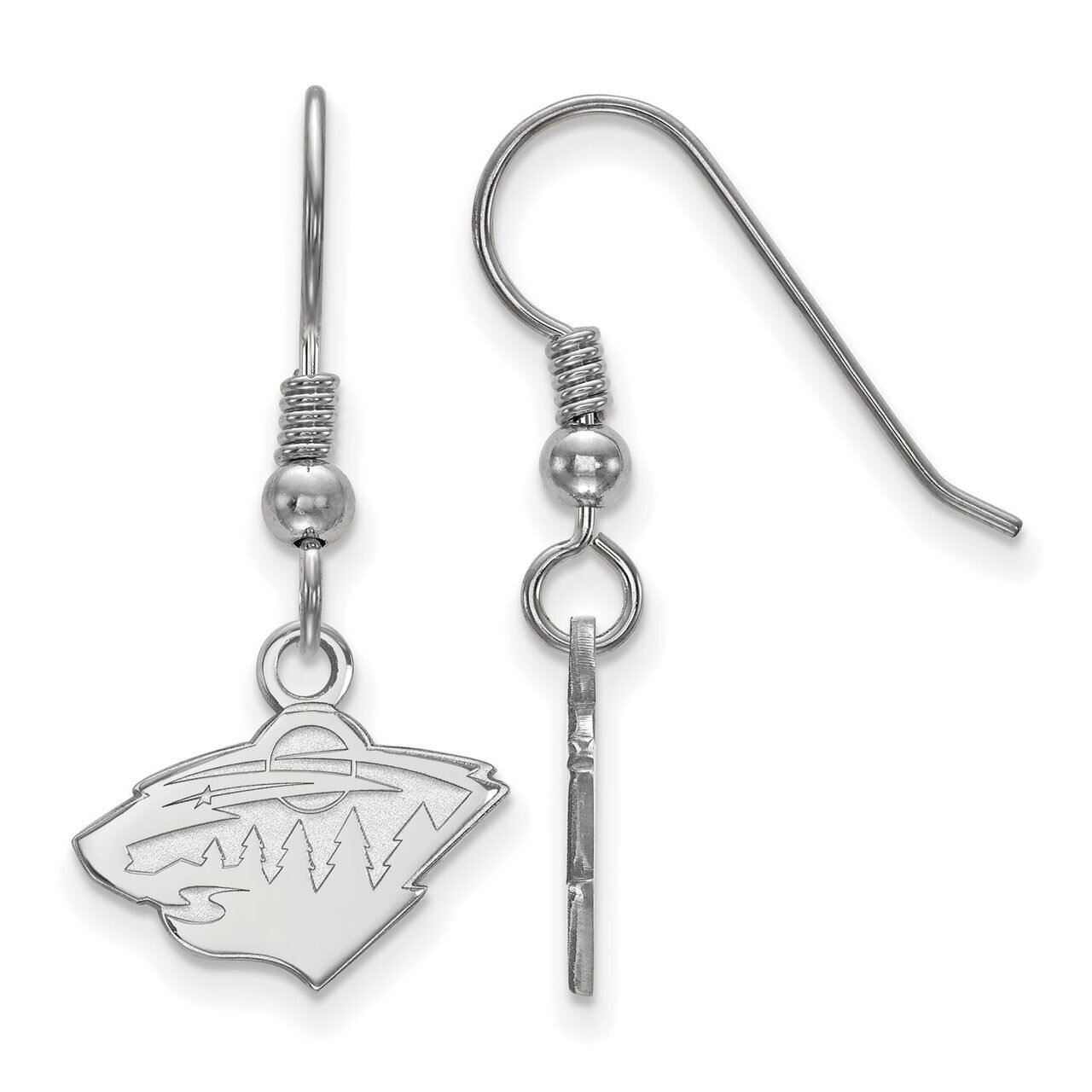 Minnesota Wild x-Small Dangle Earring Wire Sterling Silver SS005WIL, MPN: SS005WIL, 886774957463