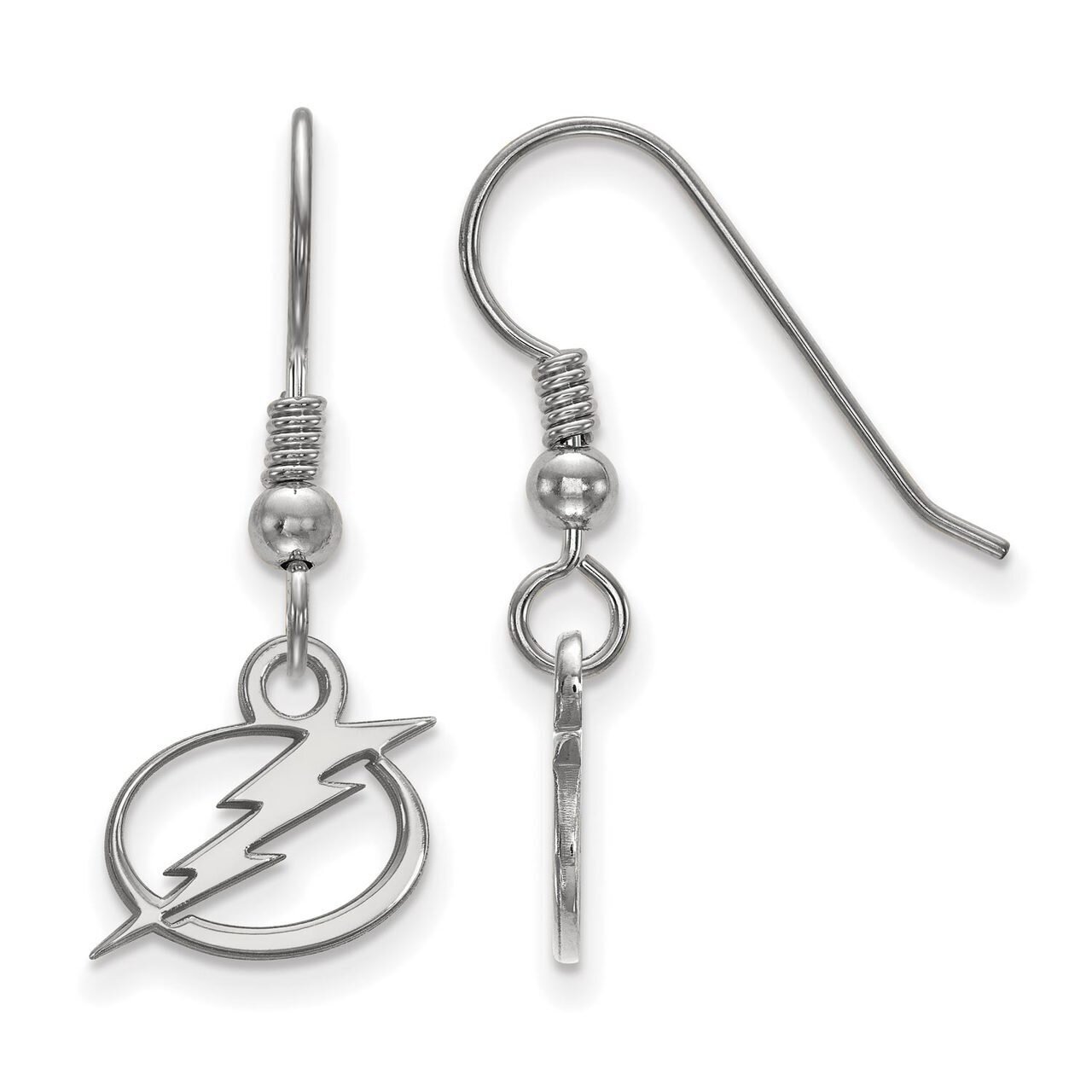 Tampa Bay Ligtning x-Small Dangle Earring Wire Sterling Silver SS006LIG