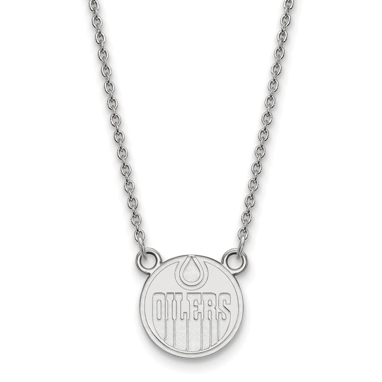 Edmonton Oilers Small Pendant with Chain Necklace Sterling Silver SS007OIL-18, MPN: SS007OIL-18, 88…