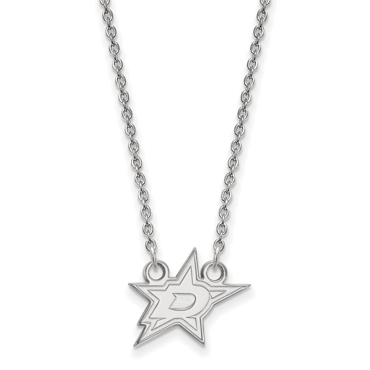 Dallas Stars Small Pendant with Chain Necklace Sterling Silver SS007STA-18, MPN: SS007STA-18, 88677…