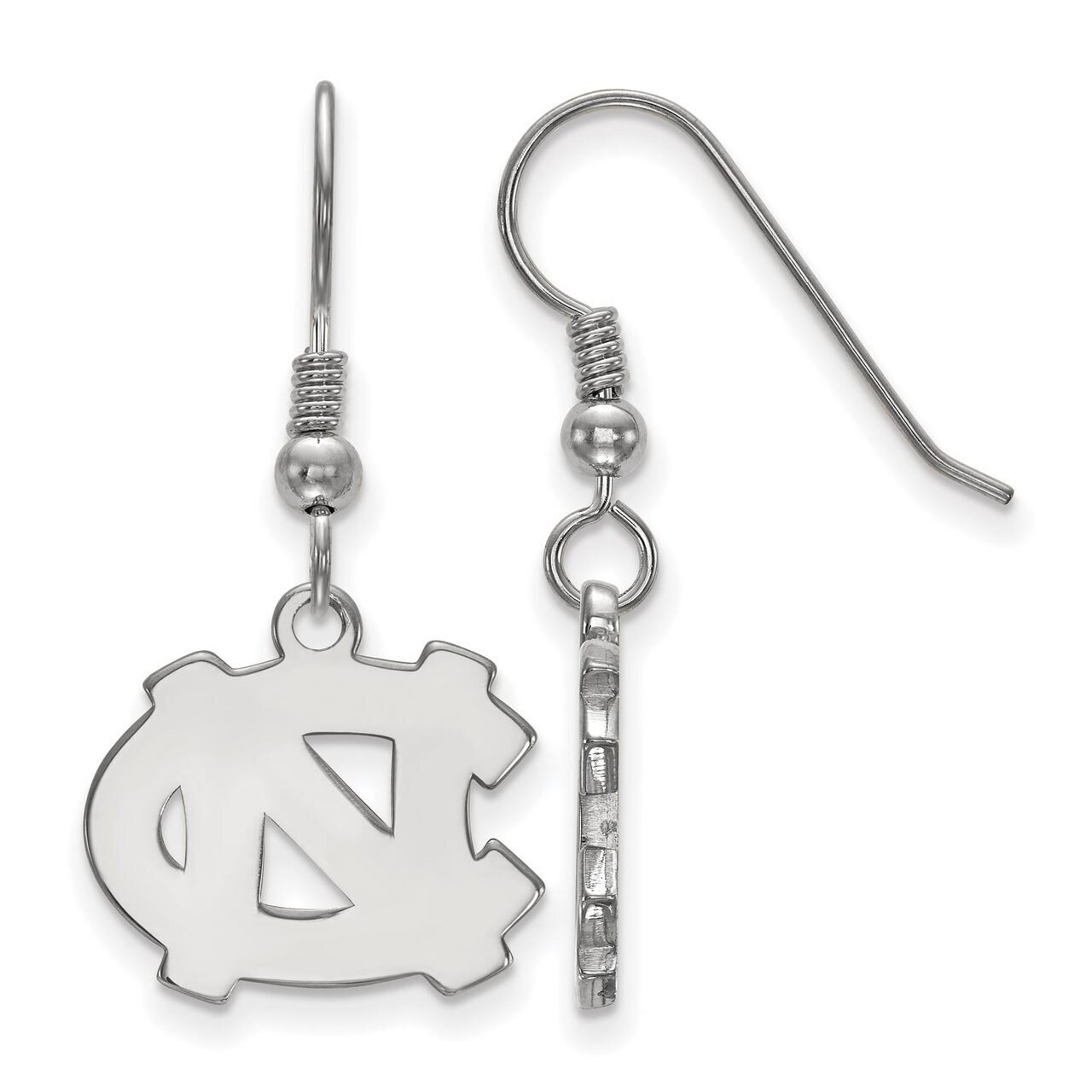 University of North Carolina Small Dangle Earring Wire Sterling Silver SS007UNC, MPN: SS007UNC, 886…