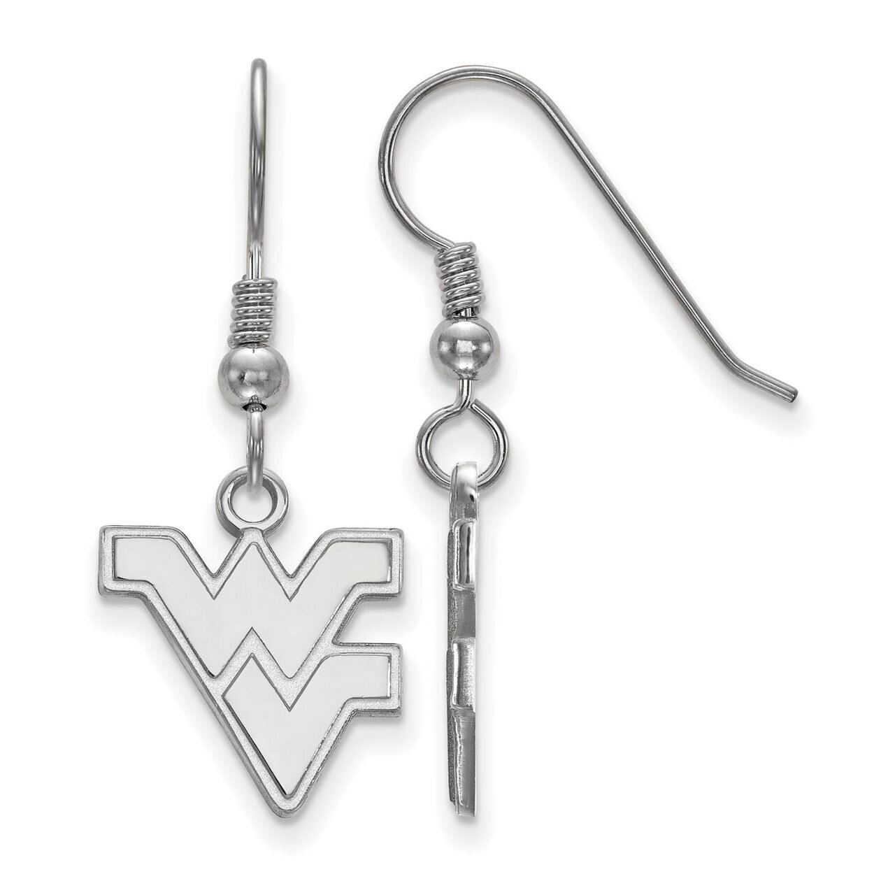 West Virginia University Small Dangle Earring Wire Sterling Silver SS007WVU, MPN: SS007WVU, 8867747…