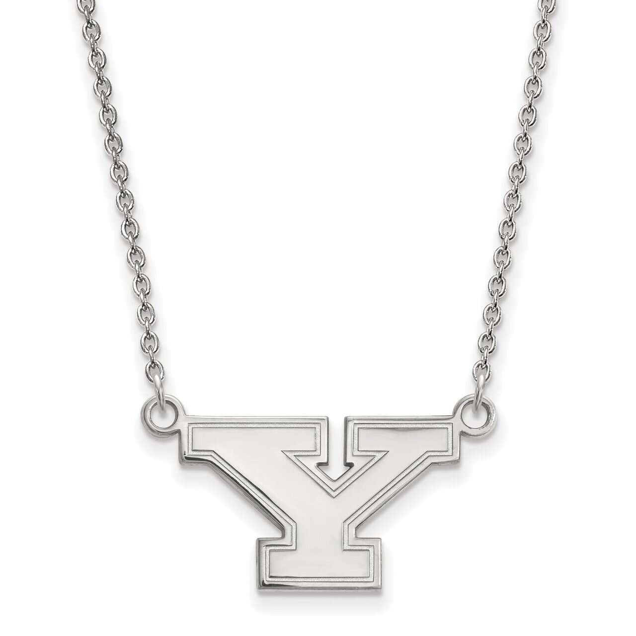 Youngstown State University Small Pendant with Chain Necklace Sterling Silver SS008YSU-18, MPN: SS0…