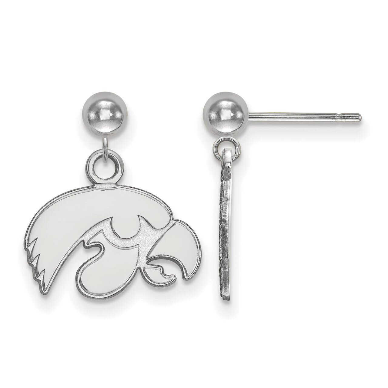 University of Iowa Earring Dangle Ball Sterling Silver SS010UIA, MPN: SS010UIA, 886774708430