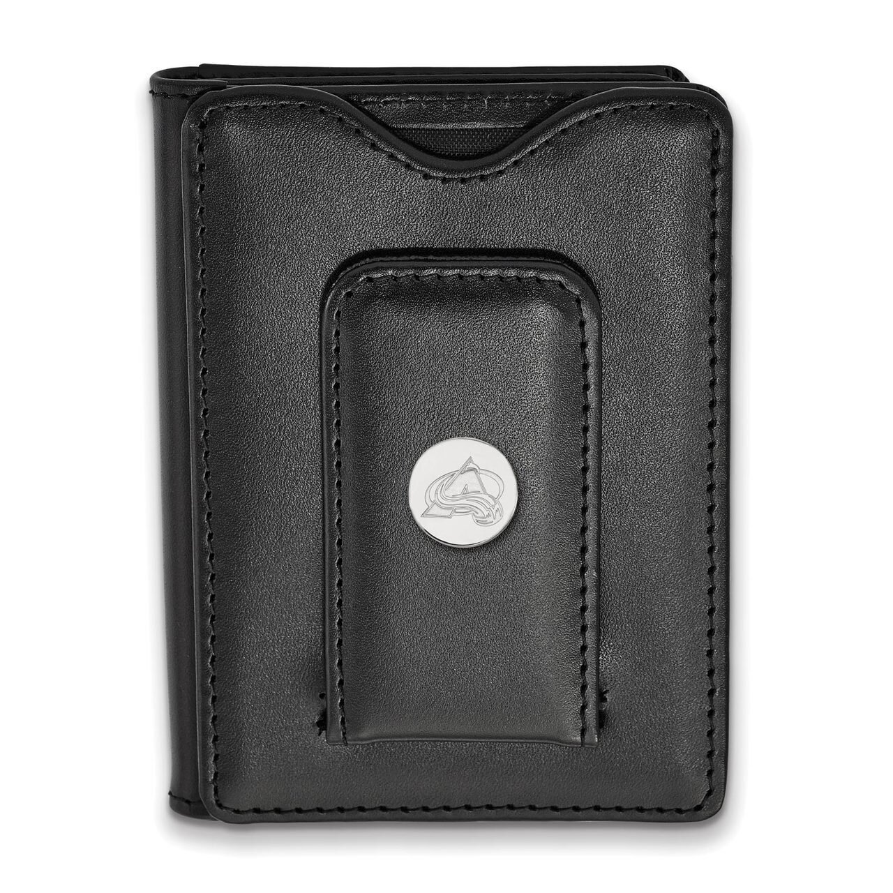Colorado Avalanche Black Leather Wallet Sterling Silver on Leather SS011AVA-W1, MPN: SS011AVA-W1, 8…