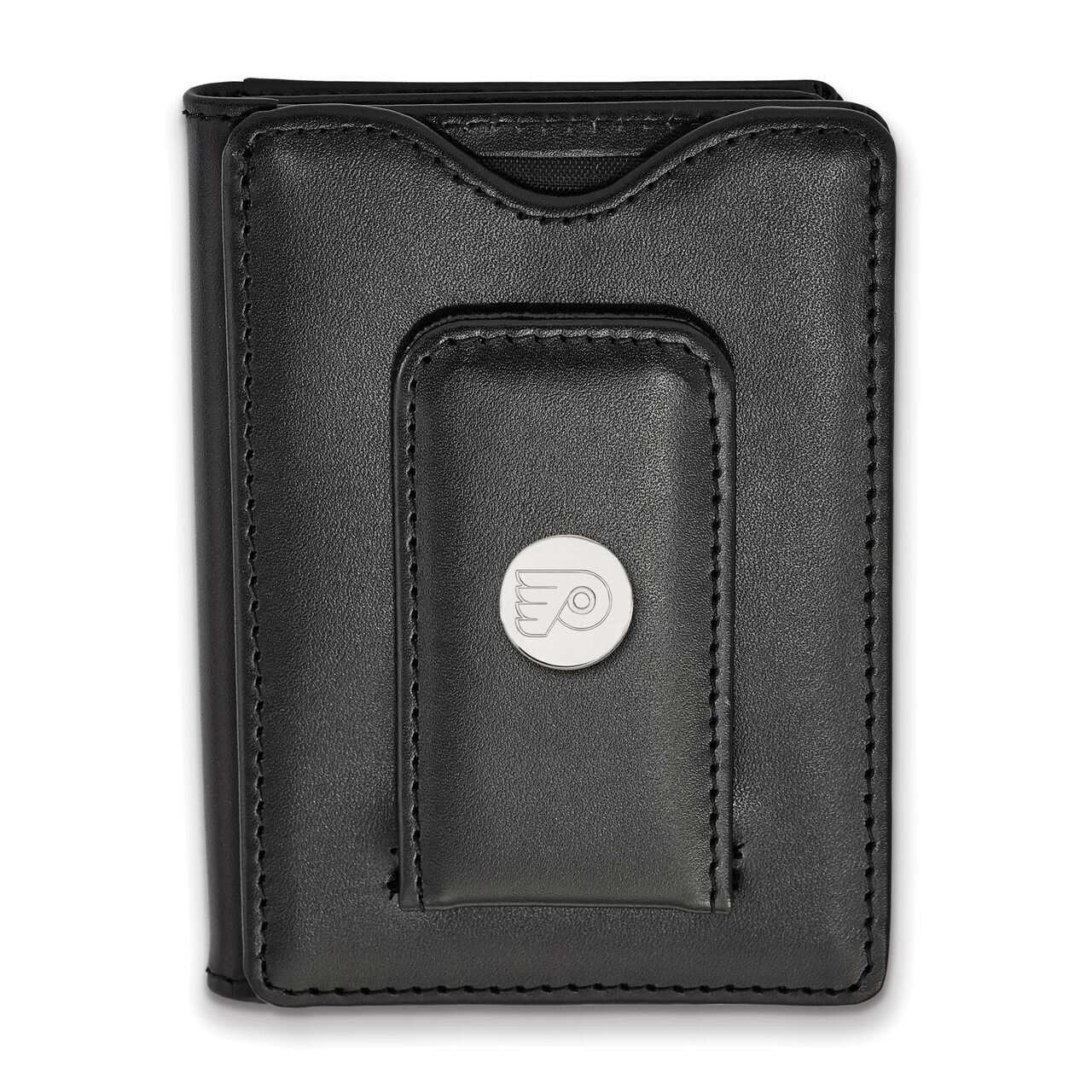 Philadelphia Flyers Black Leather Wallet Sterling Silver on Leather SS011FLY-W1, MPN: SS011FLY-W1, …
