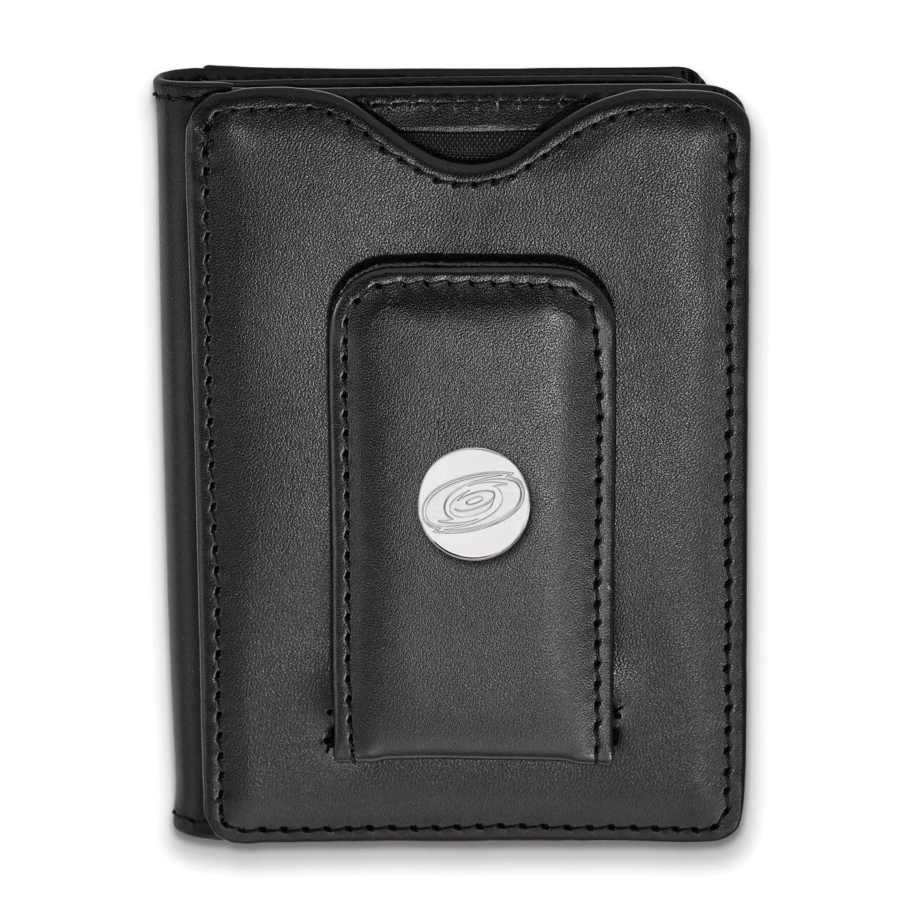 Carolina Hurricanes Black Leather Wallet Sterling Silver on Leather SS011HUR-W1, MPN: SS011HUR-W1, …