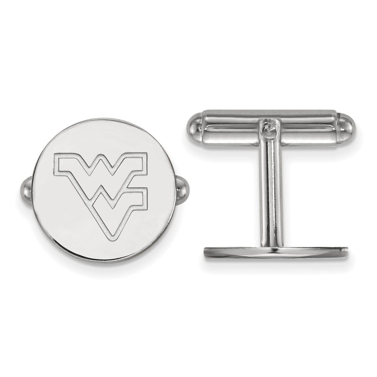 West Virginia University Cufflinks Sterling Silver SS012WVU, MPN: SS012WVU, 886774722313