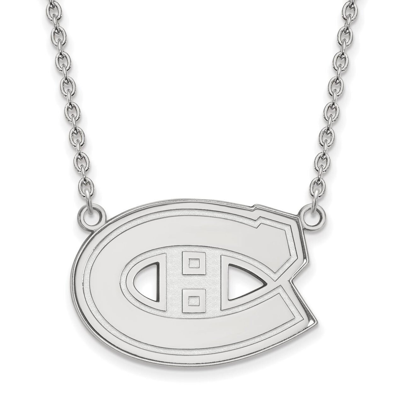 Montreal Canadiens Large Pendant with Chain Necklace Sterling Silver SS014CAN-18, MPN: SS014CAN-18,…