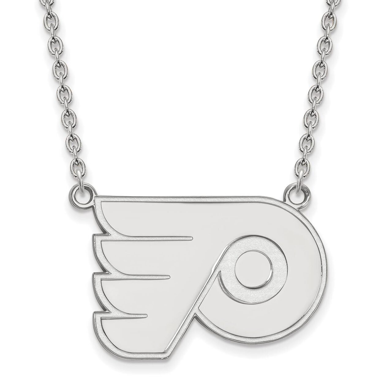 Philadelphia Flyers Large Pendant with Chain Necklace Sterling Silver SS014FLY-18, MPN: SS014FLY-18…