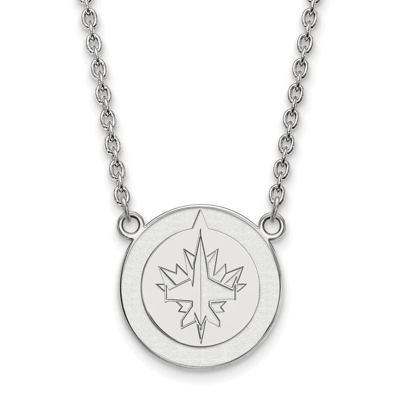Winnipeg Jets Large Pendant with Chain Necklace Sterling Silver SS014JTS-18, MPN: SS014JTS-18, 8867…