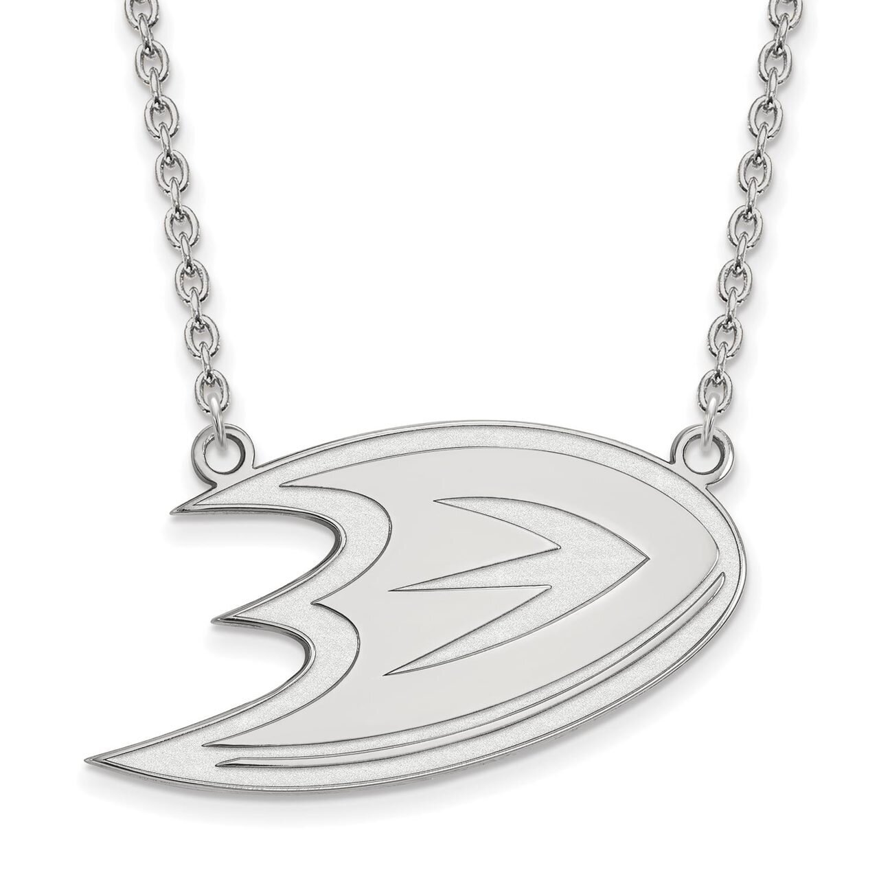 Anaheim Ducks Large Pendant with Chain Necklace Sterling Silver SS014MDU-18, MPN: SS014MDU-18, 8867…