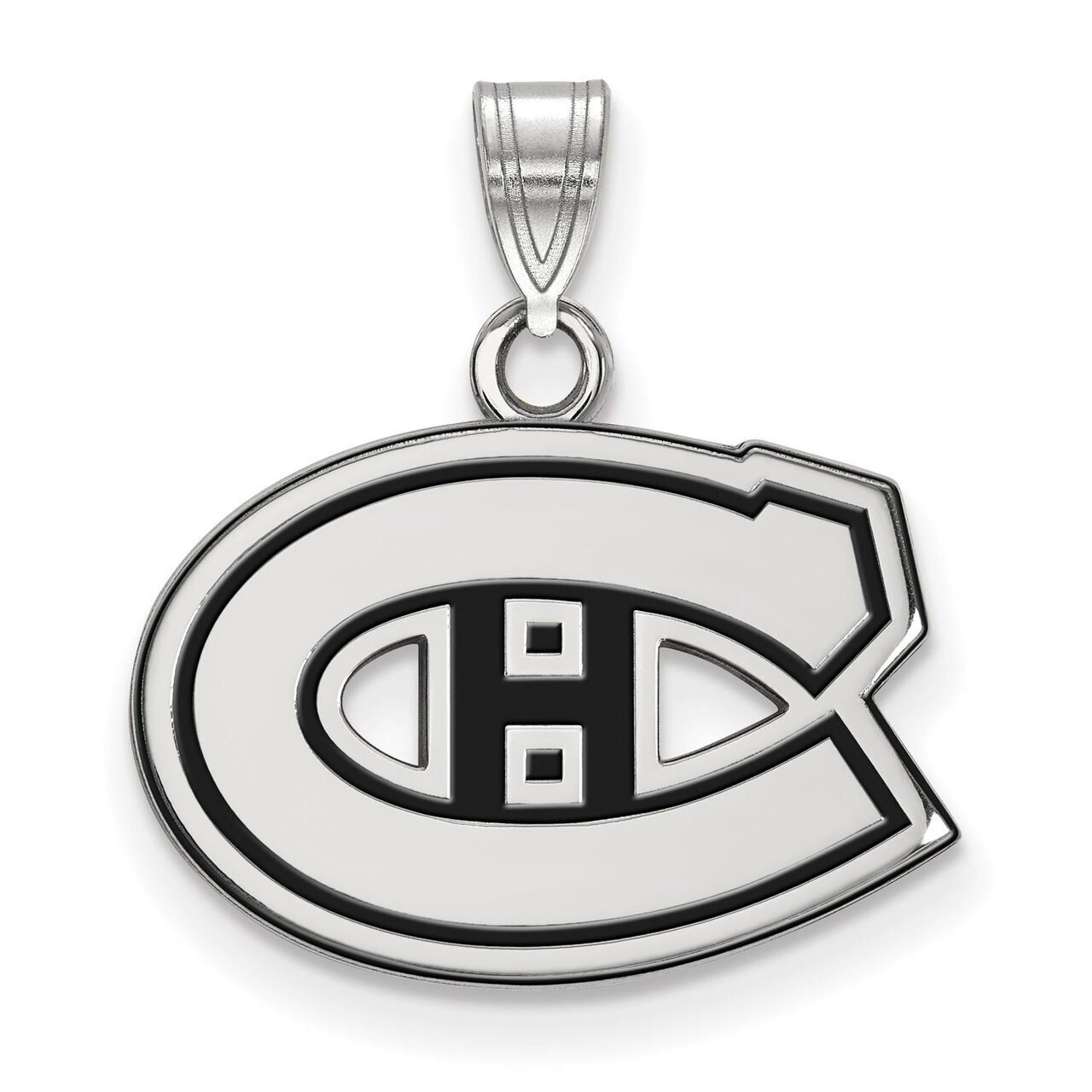 Montreal Canadiens Small Enamel Pendant Sterling Silver SS015CAN, MPN: SS015CAN, 886774747392