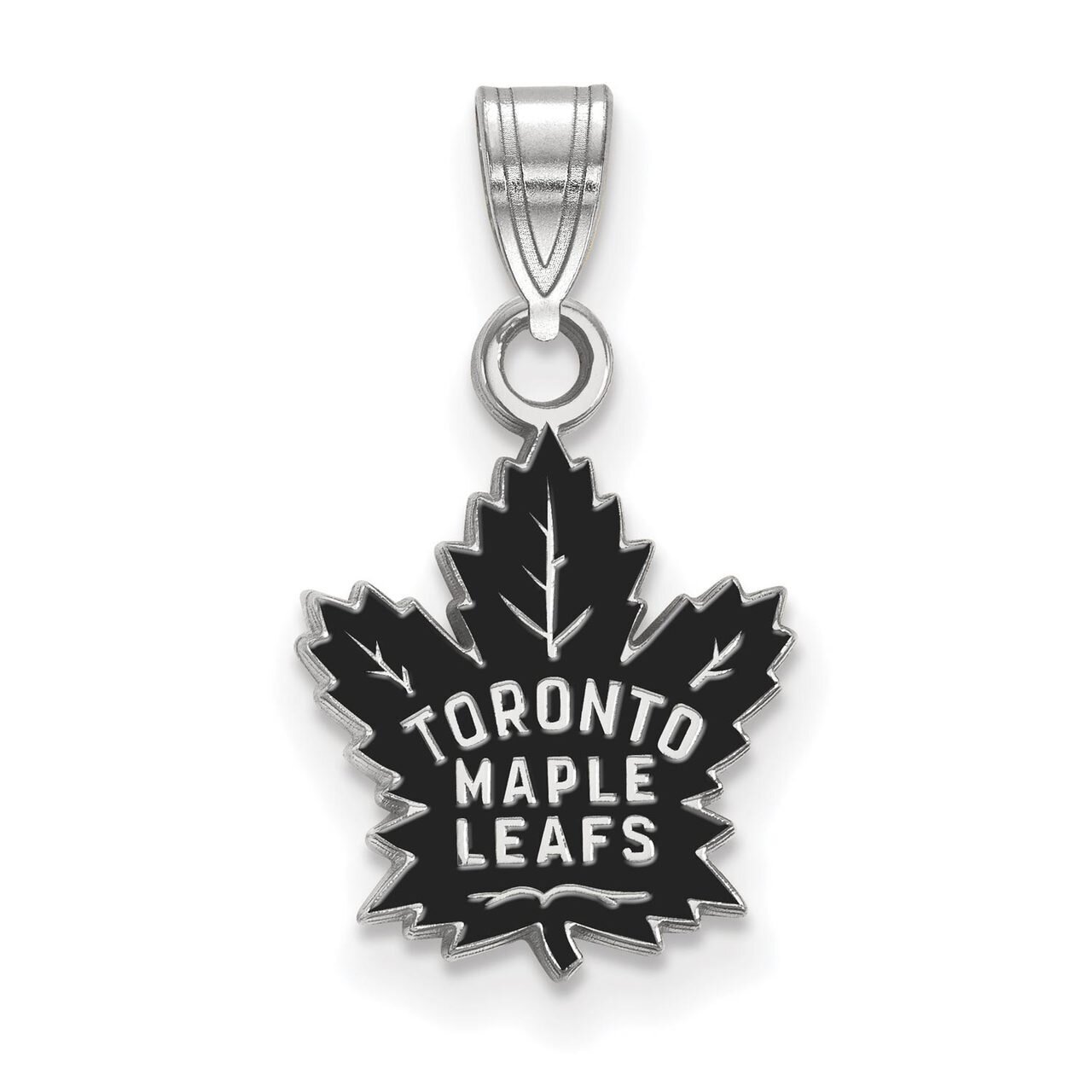 Toronto Maple Leafs Small Enamel Pendant Sterling Silver SS016MLE, MPN: SS016MLE, 886774747583