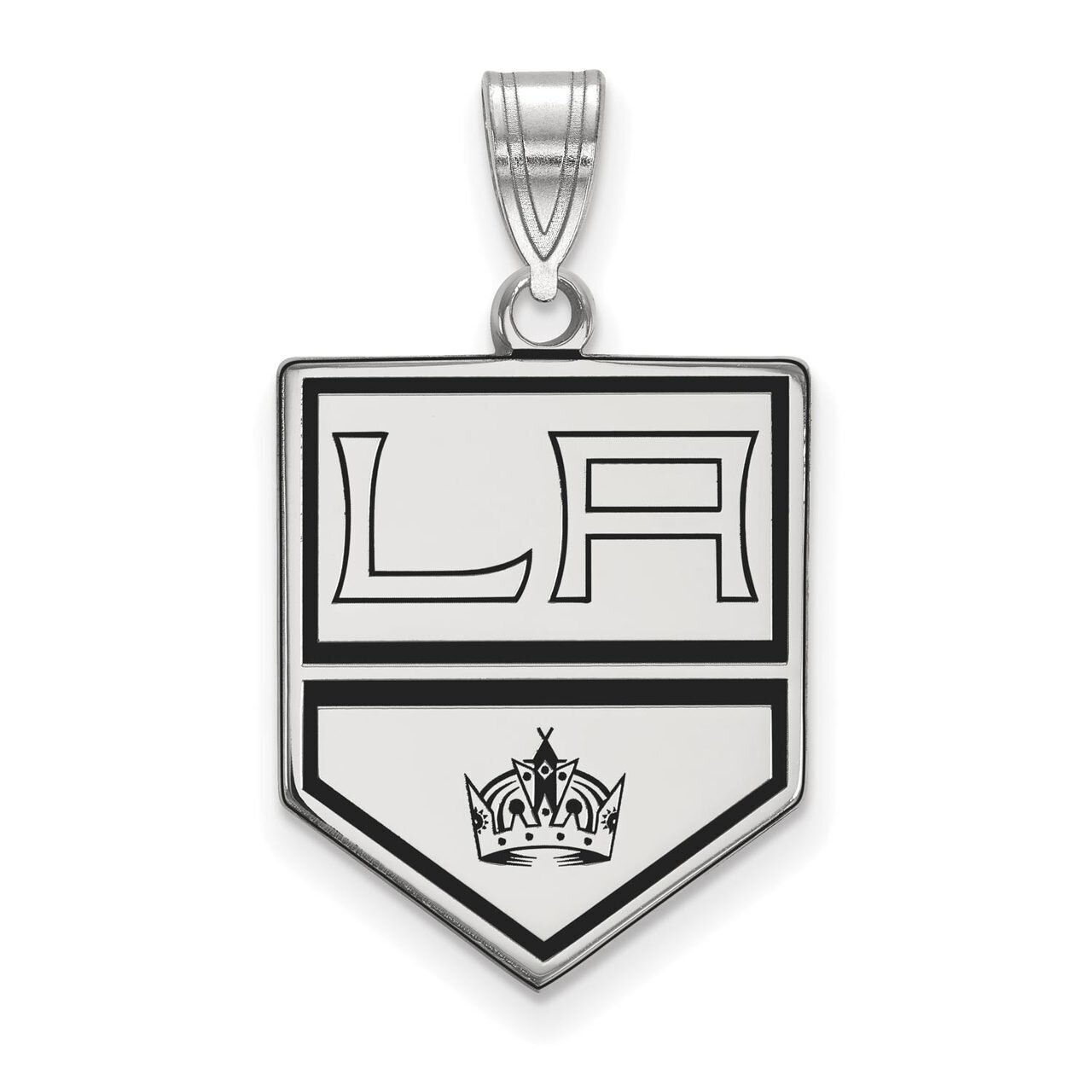 Los Angeles Kings Large Enamel Pendant Sterling Silver SS017KIN, MPN: SS017KIN, 886774747712