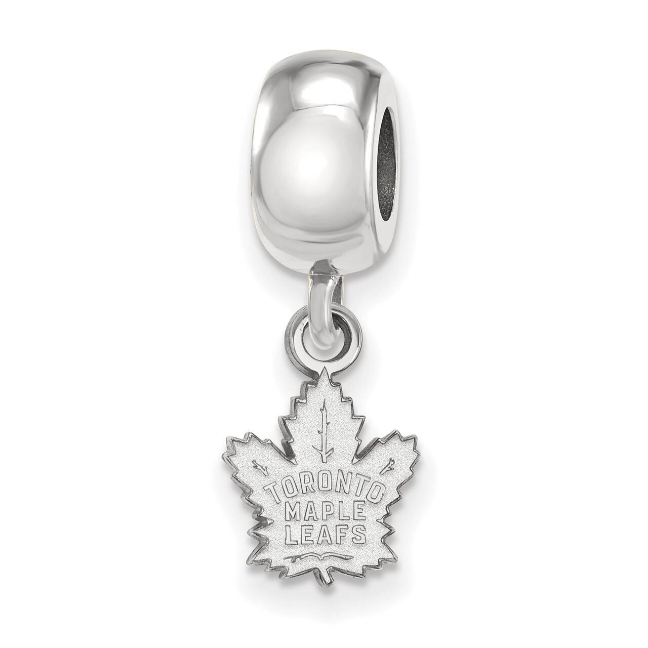 Toronto Maple Leafs Bead Charm x-Small Dangle Sterling Silver SS017MLE, MPN: SS017MLE, 886774958453