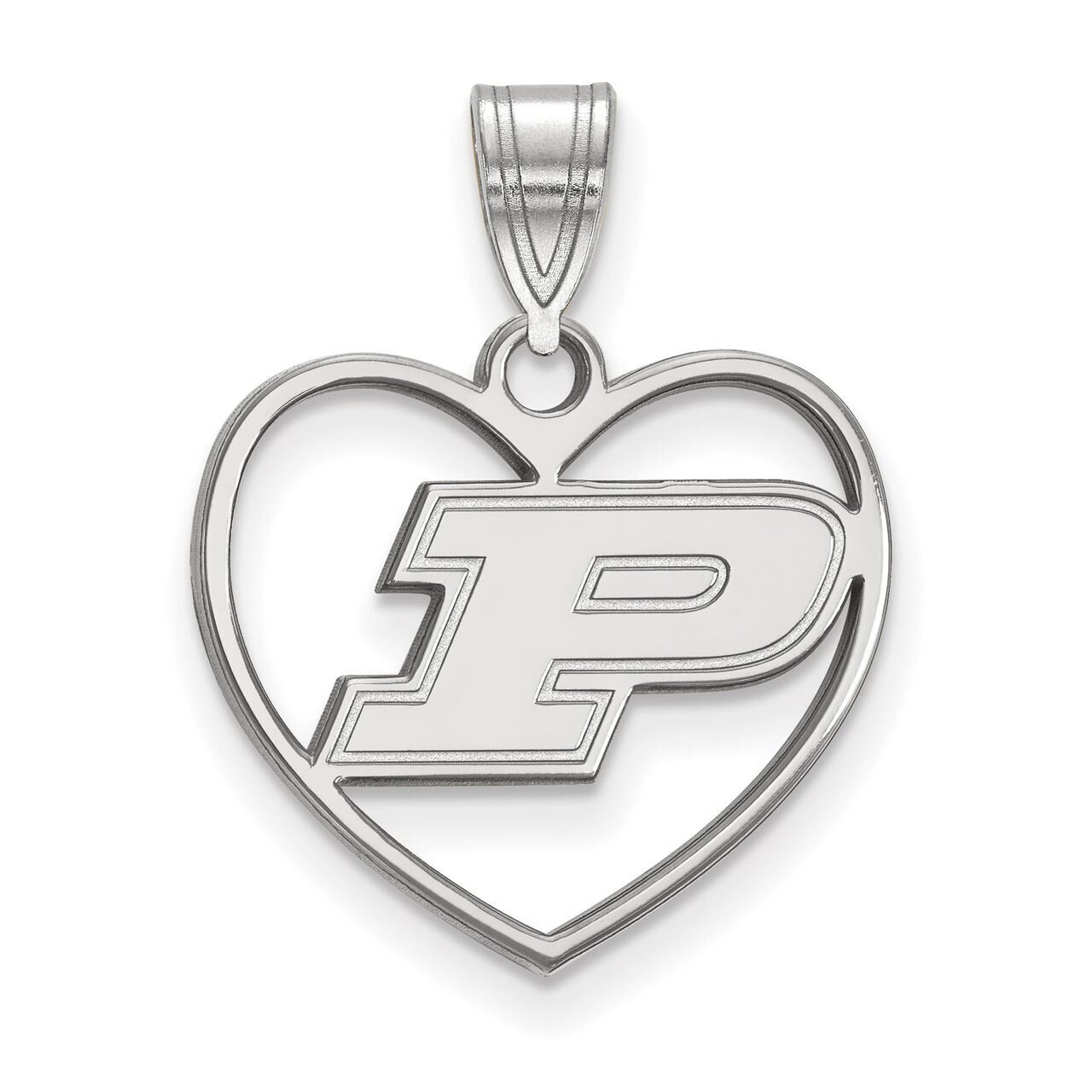 Purdue Pendant in Heart Sterling Silver SS017PU